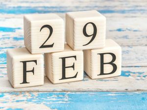 Calendario año bisiesto 2020: 29 de febrero